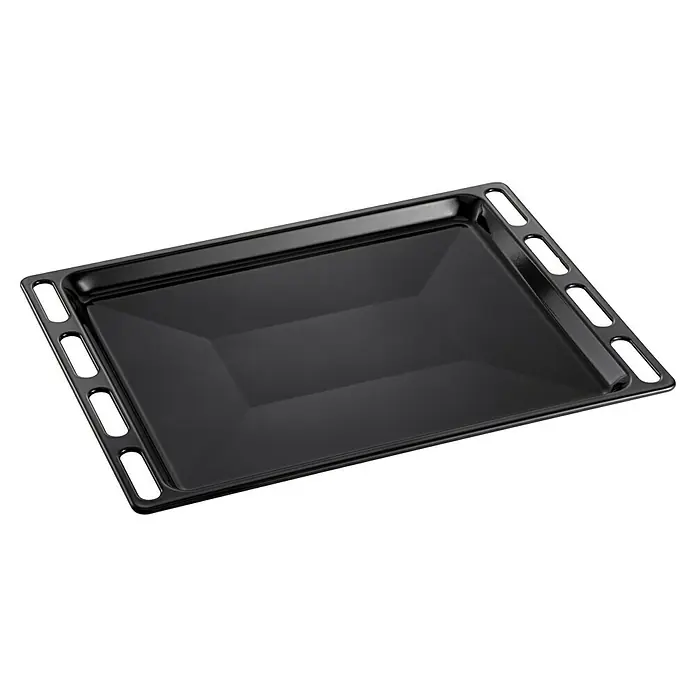 Respekta Einbauherd-Set Jamie -  - Schwarzes Backblech aus Metall, ideal zum Backen von Kuchen, Keksen oder Braten. Das Blech ist robust und langlebig.