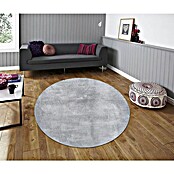 Alfombra de pelo corto Toscana (Plateado, Diámetro: 160 cm, 100% Poliéster) | BAUHAUS