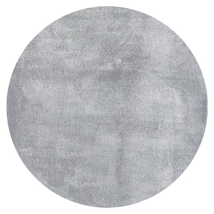 Alfombra de pelo corto Toscana (Plateado, Diámetro: 160 cm, 100% Poliéster) | BAUHAUS
