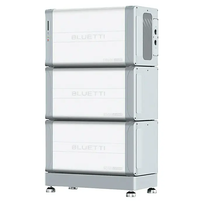 Bluetti Batteriespeicher B500 - Akkuleistung: 4.960 Wh - Bild einer gestapelten Bluetti EP600-Batterie, eine zuverlässige und erweiterbare Stromversorgungslösung für Ihr Zuhause.