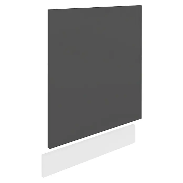 VCM Esilo Geschirrspülerfront - L x B x H: 2 x 45 x 67 cm, Anthrazit - Grauer Hintergrund mit weißer Fläche im unteren Bereich des Bildes, abstrakt und modern.