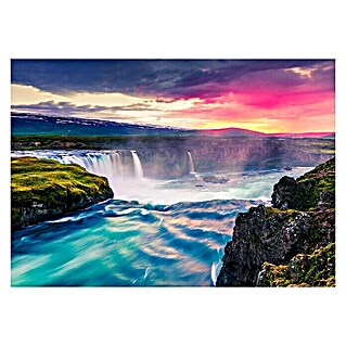 Fototapete Wasserfall I (B x H: 254 x 184 cm, Vlies)