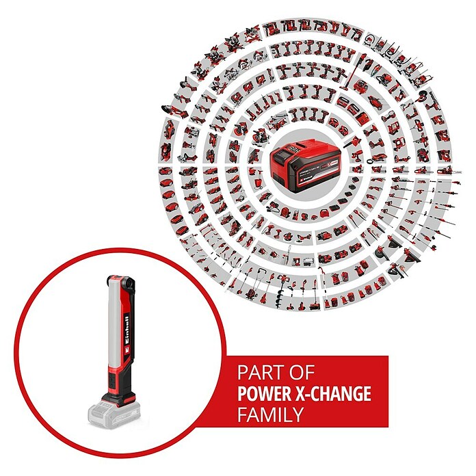 Einhell Power X-Change 18V LED-Arbeitsleuchte TE-CL 18/1000 S Li - Solo (1 000 lm) | BAUHAUS