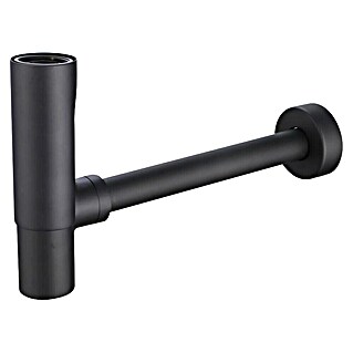 Flaschen-Siphon (1 ¼″, Schwarz matt)