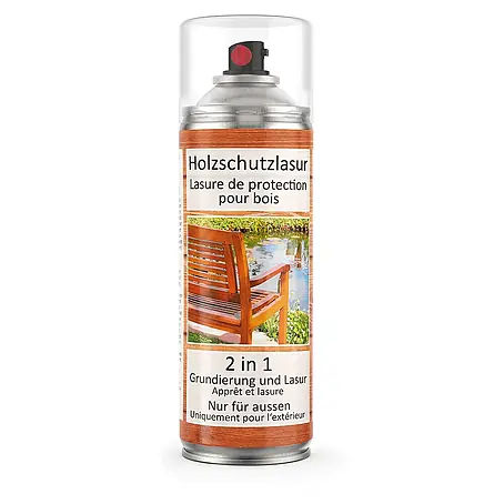 Colors  Farbspray Holzschutzlasur Spraydose 400ml Teak