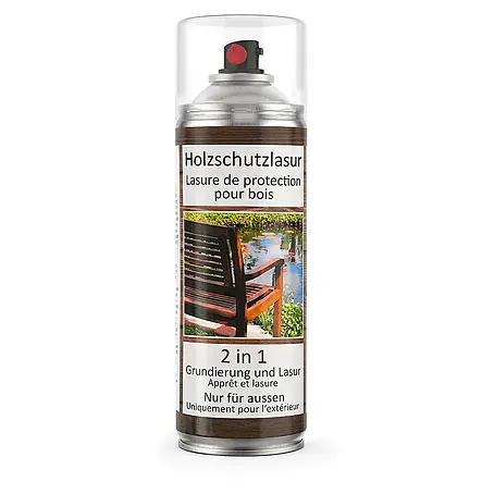 Colors  Farbspray Holzschutzlasur Spraydose 400ml Palisander