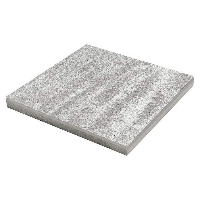 Terrassenplatte Saturn (50 x 50 x 4 cm, Silver, Beton) | BAUHAUS