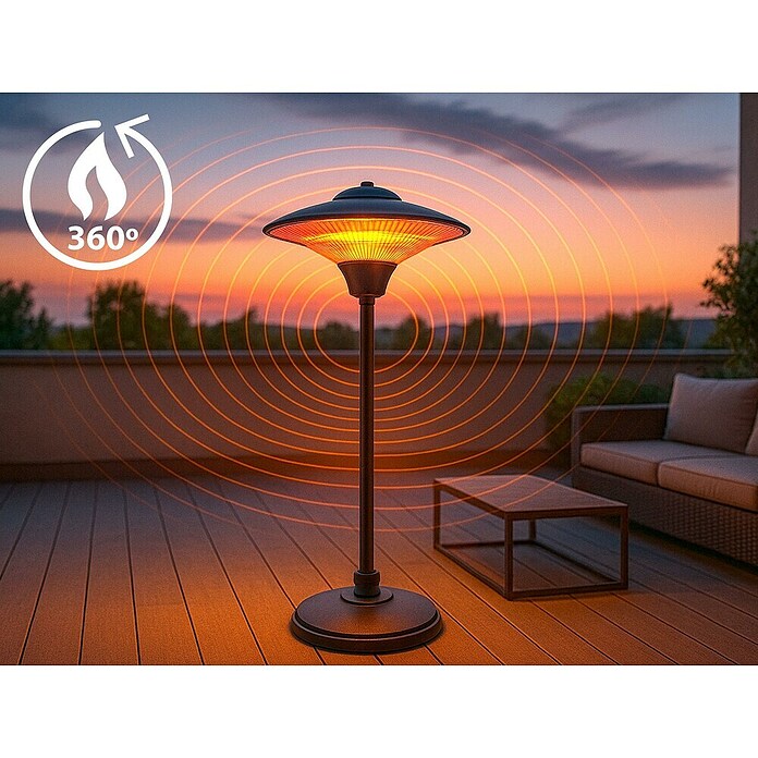 Purline Estufa de exterior Heaty Lampy (Altura: 200 cm) | BAUHAUS