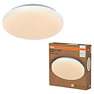Osram Orbis LED-Deckenleuchte rund Essential (18 W, Ø x H: 28,5 x 6,5 cm, Weiß, Warmweiß)