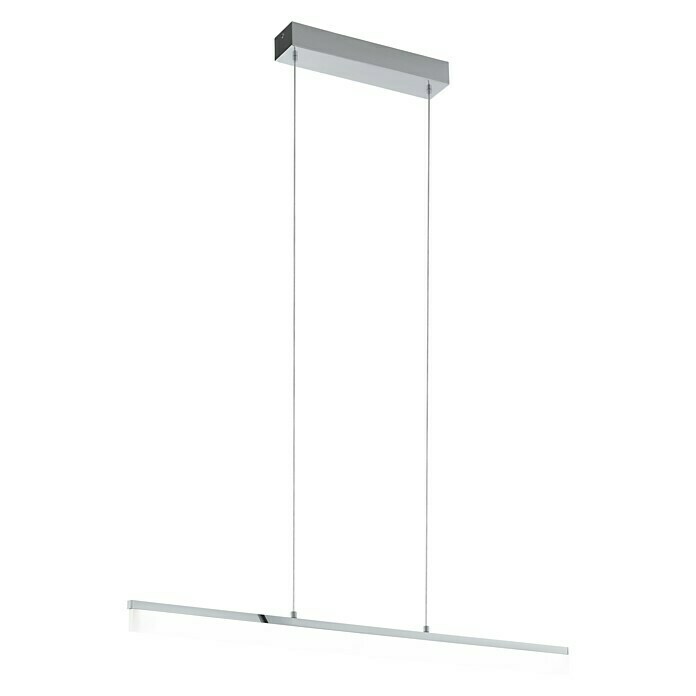 Eglo LED-Pendelleuchte (2 x 8,5 W, Chrom, Höhe: 110 cm)