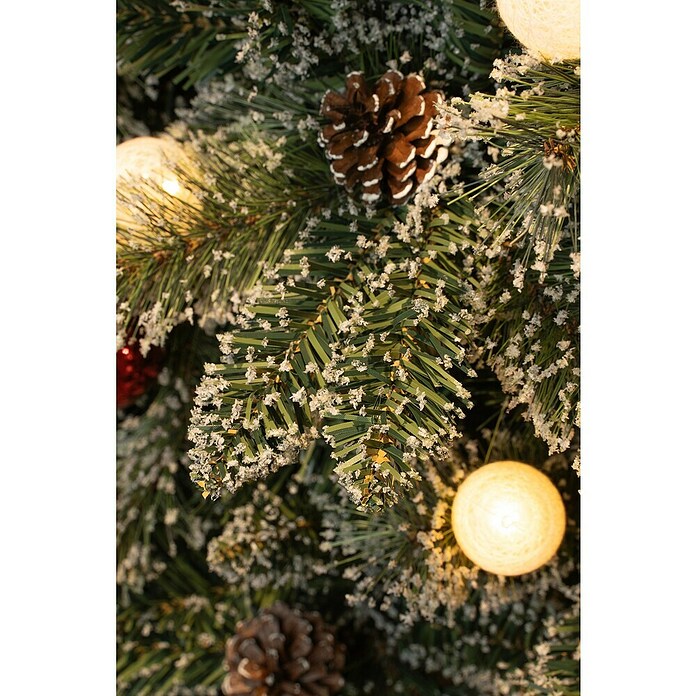 Black Box Trees Kunstkerstboom Kaprun (Hoogte: 180 cm, Groen frosted, LED-verlichting) | BAUHAUS