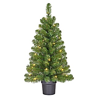 Black Box Trees Kunstkerstboom Norton (Hoogte: 90 cm, Groen, LED-verlichting)
