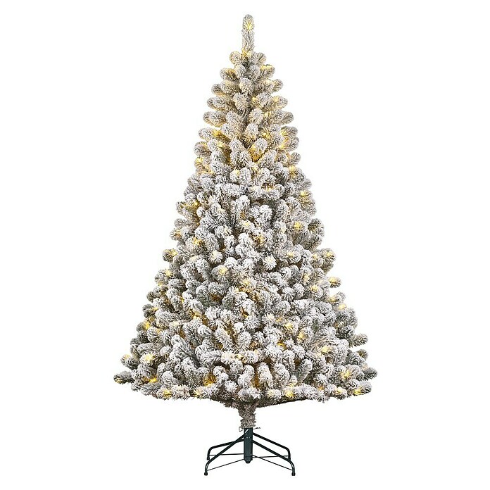 Black Box Trees Kunstkerstboom CHARLTON met LED (Hoogte: 185 cm, Groen frosted, LED-verlichting) | BAUHAUS