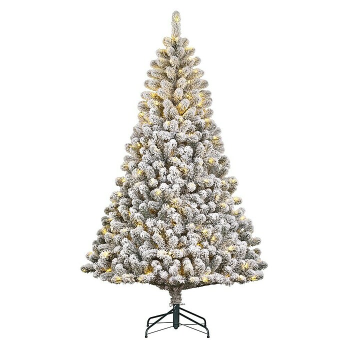 Black Box Trees Kunstkerstboom CHARLTON met LED (Hoogte: 215 cm, Groen frosted, LED-verlichting) | BAUHAUS