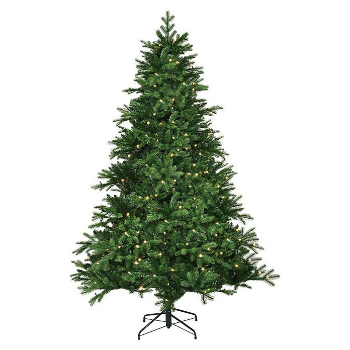 Black Box Trees Kunstkerstboom BRAMPTON met LED (Hoogte: 230 mm, Groen, LED-verlichting) | BAUHAUS