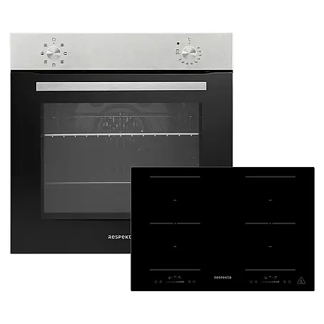 Respekta  Einbauherd-Set Jannis AB 121-26 + Fynn KM8800IF-28