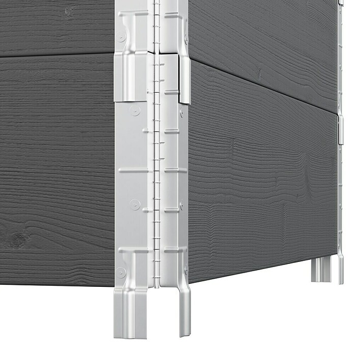 Upyard Huerto de 3 niveles (120 x 80 x 58,5 cm, Madera, Negro, Capacidad volumétrica: 301,8 l) | BAUHAUS