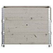 Upyard Huerto de 3 niveles (120 x 80 x 58,5 cm, Madera, Gris, Capacidad volumétrica: 302,4 l) | BAUHAUS