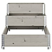 Upyard Huerto de 3 niveles (120 x 80 x 58,5 cm, Madera, Gris, Capacidad volumétrica: 302,4 l) | BAUHAUS