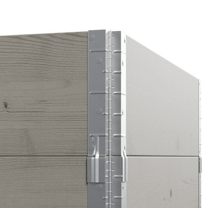 Upyard Huerto de 3 niveles (120 x 80 x 58,5 cm, Madera, Gris, Capacidad volumétrica: 302,4 l) | BAUHAUS