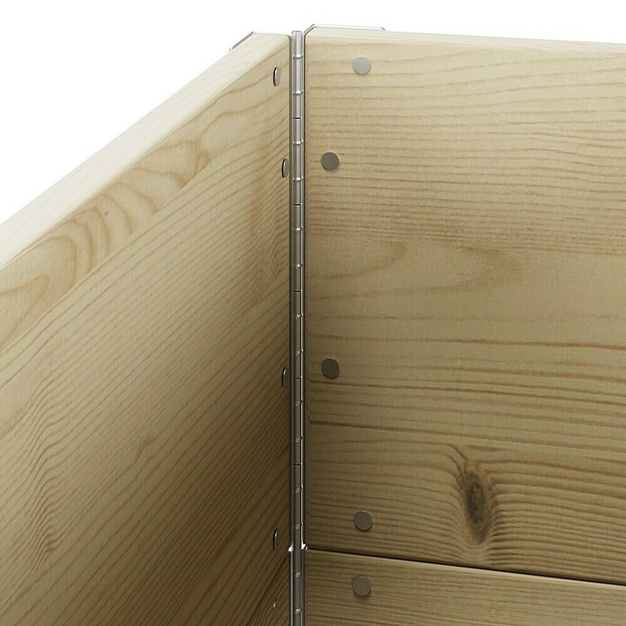 Upyard Huerto de 3 niveles (120 x 80 x 58,5 cm, Madera, Natural, Capacidad volumétrica: 302,4 l) | BAUHAUS