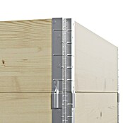 Upyard Huerto de 3 niveles (120 x 80 x 58,5 cm, Madera, Natural, Capacidad volumétrica: 302,4 l) | BAUHAUS