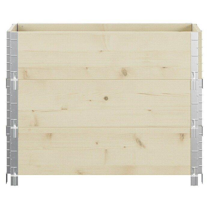 Upyard Huerto de 3 niveles (120 x 80 x 58,5 cm, Madera, Natural, Capacidad volumétrica: 302,4 l) | BAUHAUS