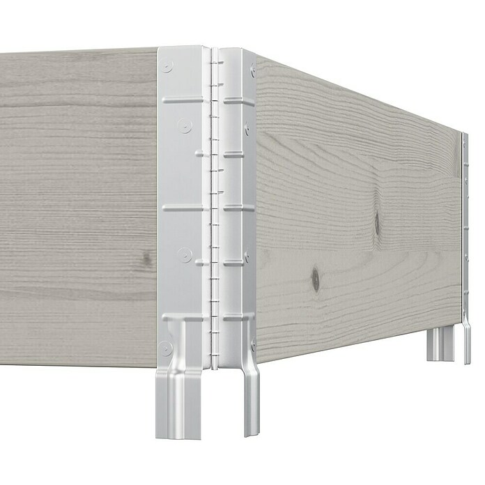 Upyard Huerto de 3 niveles (120 x 80 x 58,5 cm, Madera, Gris, Capacidad volumétrica: 302,4 l) | BAUHAUS
