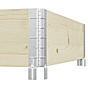Upyard Huerto de 3 niveles (120 x 80 x 58,5 cm, Madera, Natural, Capacidad volumétrica: 302,4 l) | BAUHAUS