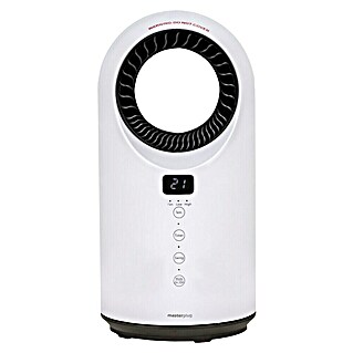 Masterplug Calefactor cerámico Breeze (1.500 W, Blanco, 18 x 18 x 36,9 cm)