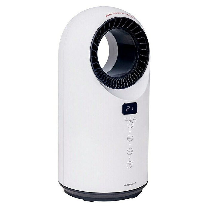 Masterplug Calefactor cerámico Breeze (1.500 W, Blanco, 18 x 18 x 36,9 cm) | BAUHAUS