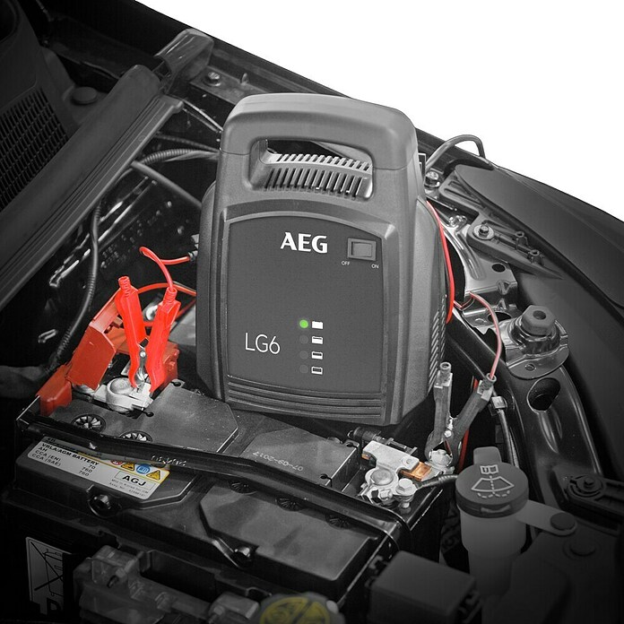 AEG Batterie-Ladegerät LG 6 (Ladestrom: 6 A, Geeignet für: Batterien 12 V) | BAUHAUS
