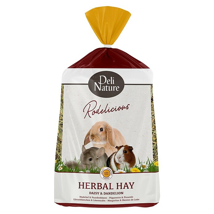 Deli Nature Knaagdiervoer Kruidenhooi Madelief & Paardenbloem (600 g, Madelief & Paardenbloem) | BAUHAUS