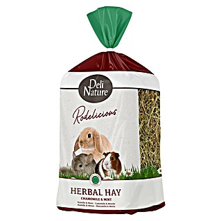 Deli Nature Knaagdiervoer Kruidenhooi Kamille & Munt (600 g, Kamille & Munt)