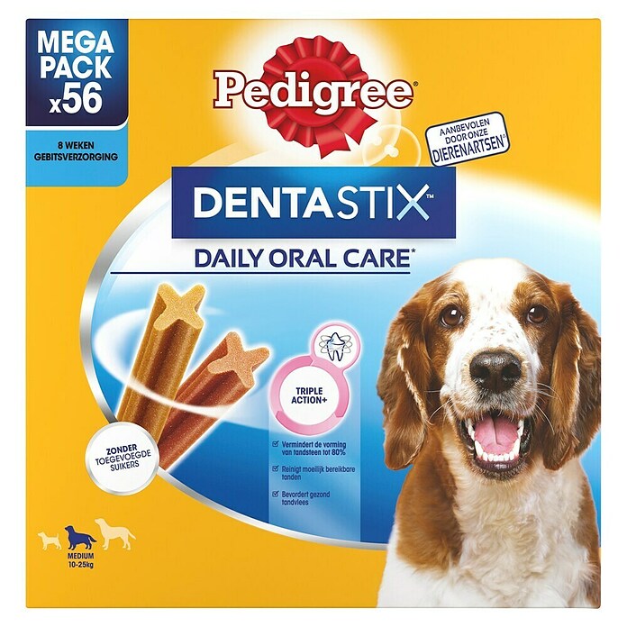 Pedigree Hondensnack Dentastix Medium Multipack (56 st.) | BAUHAUS