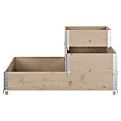 Upyard Hochbeet 3 Ebenen (120 x 80 x 58,5 cm, Holz, Braun, Fassungsvermögen: 301,8 l) | BAUHAUS