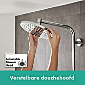 Hansgrohe Crometta Hoofddoucheset (Met thermostaatkraan, Gatafstand: 75 - 85 cm, Chroom)