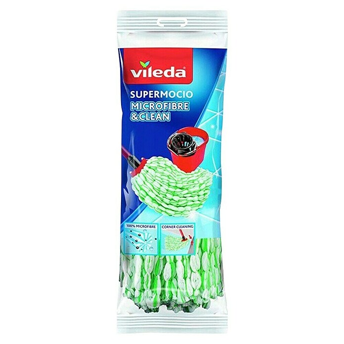 Vileda Rezervna krpa od mikrovlakana ECO  (Bijela, Zelena, Namijenjeno za: Vileda Spray & Clean brisač s raspršivačem) | BAUHAUS