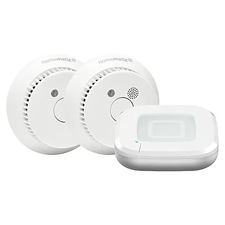 Homematic IP  Starter-Set 2x Rauchmelder mit Access Point 2 HmIP-SK27