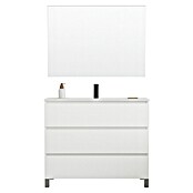 Conjunto de mueble de baño Inter (Ancho: 100 cm, Blanco, 3 pzs.) | BAUHAUS