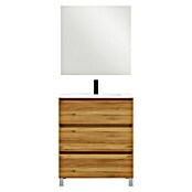 Conjunto de mueble de baño Inter (Ancho: 60 cm, Roble, 3 pzs.) | BAUHAUS