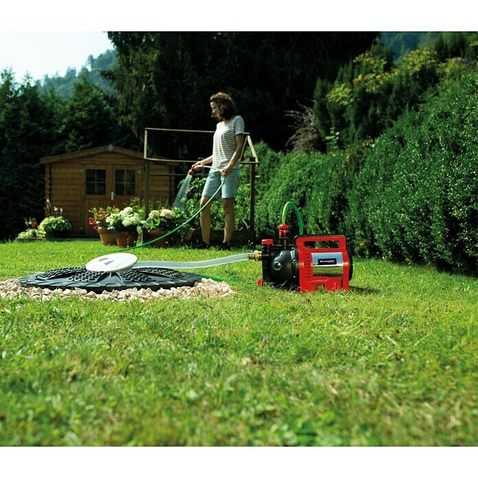 Einhell Gartenpumpe GC-GP 1250 NLeistung: 1.200 W, Max. Fördermenge: 5.000 l/h Use Shot