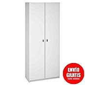 Meka Block Armario multiusos de madera K-8004 (35,6 x 75 x 180 cm, Blanco, Número de puertas: 2 ud., Espesor: 16 mm) | BAUHAUS