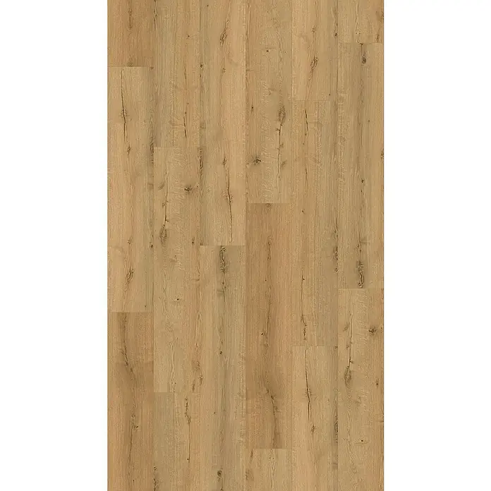 Vinylboden Rigid - Eiche Selfoss, Landhausdiele, 1.220 x 229 x 5,5 mm - Detailaufnahme eines eleganten Vinylbodens in Holzoptik. Die warmen Farbtöne und die natürliche Maserung verleihen jedem Raum eine behagliche Atmosphäre.