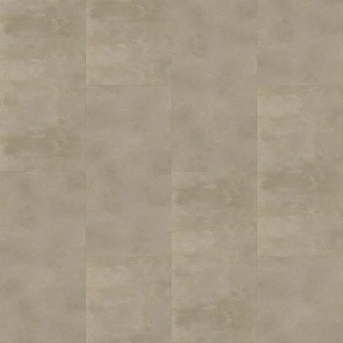 Vinylbodenmuster Rigid Fliese Marbella - 297 x 180 x 5,5 mm, Steinoptik - Beiger Fliesenboden mit subtiler Textur. Die Bodenfliesen in einem warmen Farbton verleihen jedem Raum eine natürliche und moderne Atmosphäre.