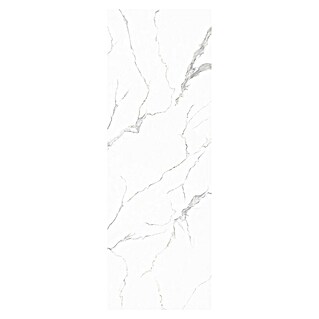 Wandpaneel Marble Venet (260 cm x 90 cm x 4 mm, Weiß)