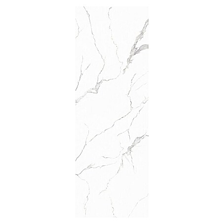 Wandpaneel Marble Venet (260 cm x 90 cm x 4 mm, Weiß)