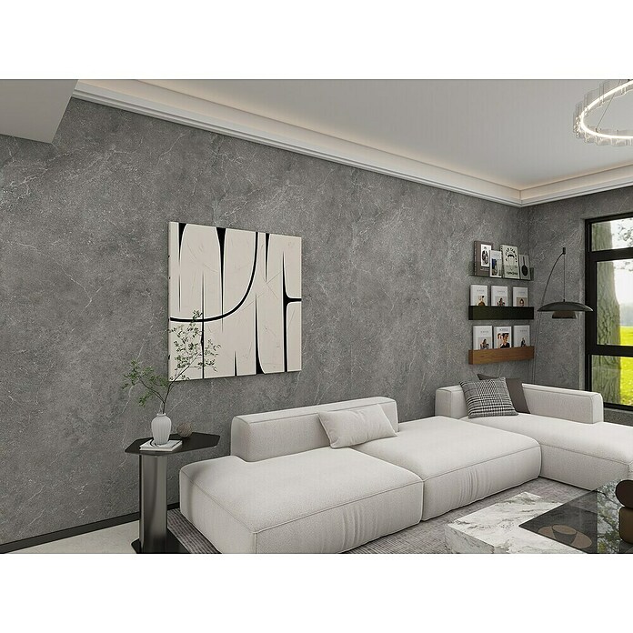 Wandpaneel Fliese Apulien (260 cm x 90 cm x 4 mm, Anthrazit) | BAUHAUS