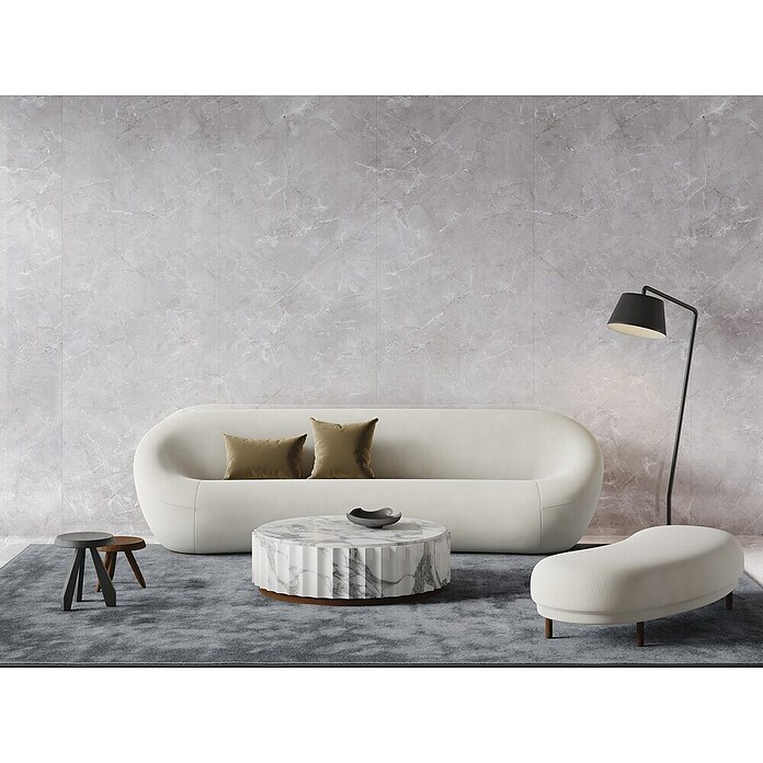 Wandpaneel Marble Lombard (260 cm x 90 cm x 4 mm, Grau) | BAUHAUS