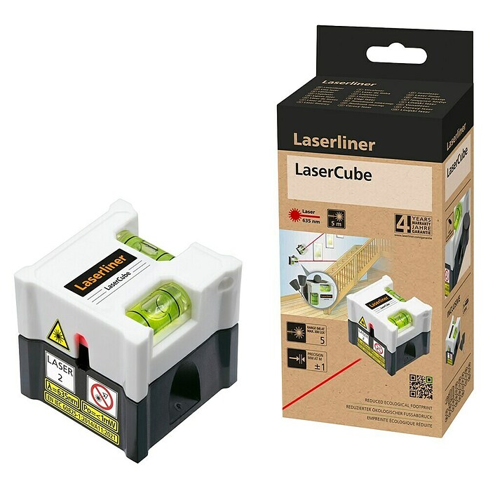 Laserliner Lijnlaser LaserCube (Max. werkbereik: 5 m) | BAUHAUS
